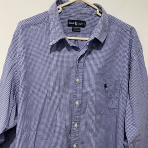 Men’s Polo Ralph Lauren button down shirt size 17.5